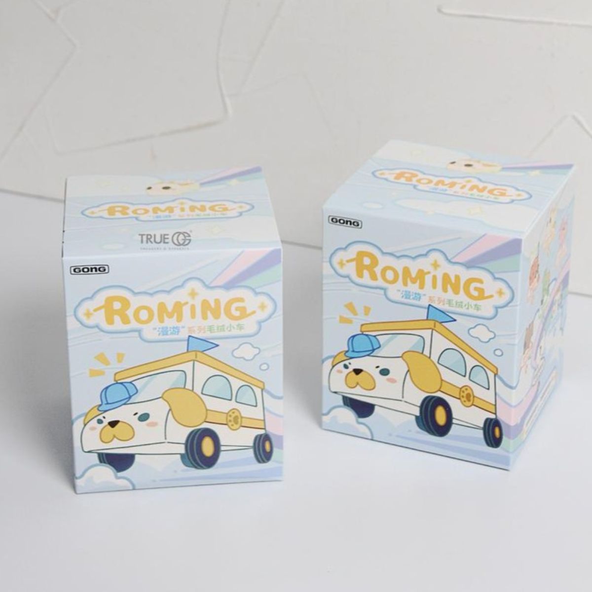 POP MART Gong Roaming Plush Toy Car Mobil Labubu