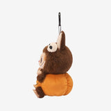 Pop Mart Labubu Halloween Party Sitting Pumpkin Vinyl Plush Pendant