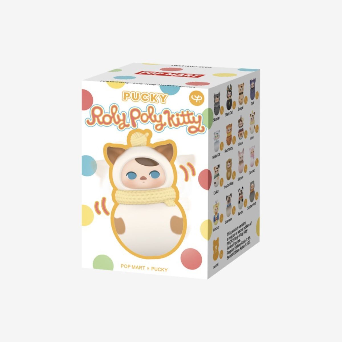 Pop Mart Pucky Roly Poly Kitty Series Figures