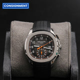 Patek Philippe Aquanaut Chronograph 42 Gray Black Dial 5968A-001