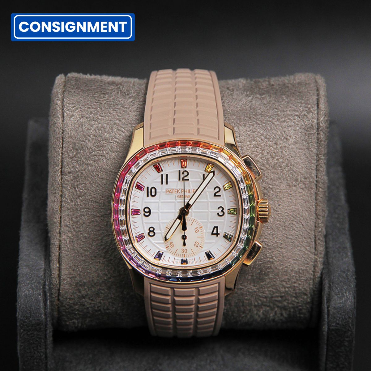 Patek Philippe Aquanaut  Luce Rainbow Chronograph Joaillerie 7968/300R-001