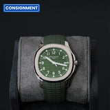 Patek Philippe Aquanaut 42 WG Khaki Green Dial 5168G-010