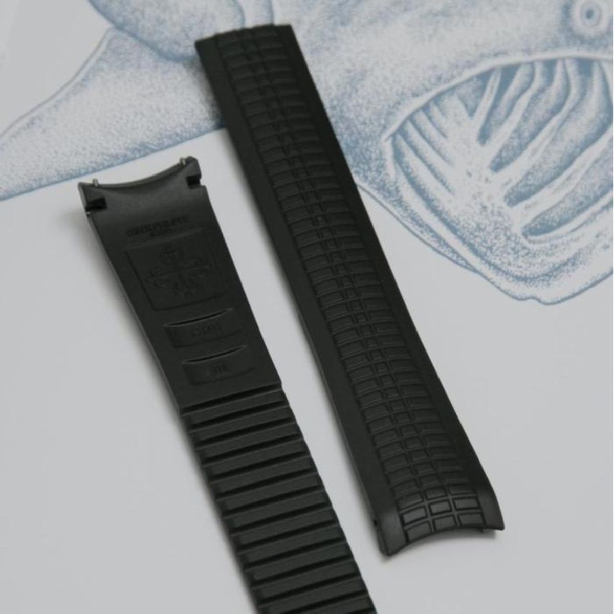 Patek Philippe Aquanaut Brown Rubber Bracelet 5167R Unworn Uncut