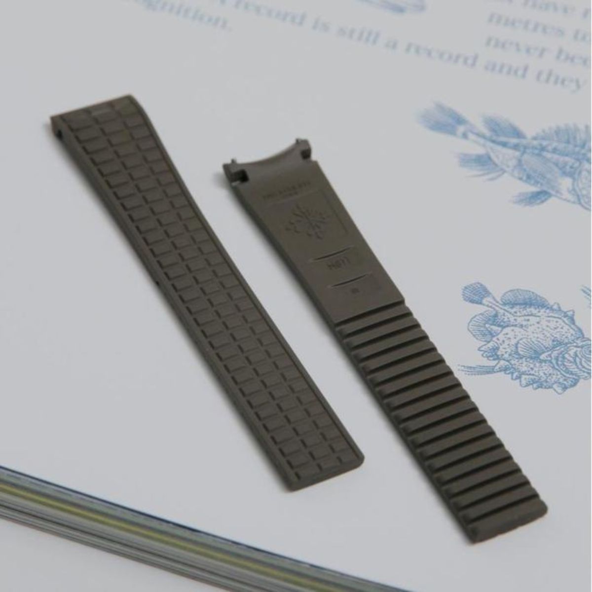 Patek Philippe Aquanaut Brown Rubber Bracelet 5167R Unworn Uncut