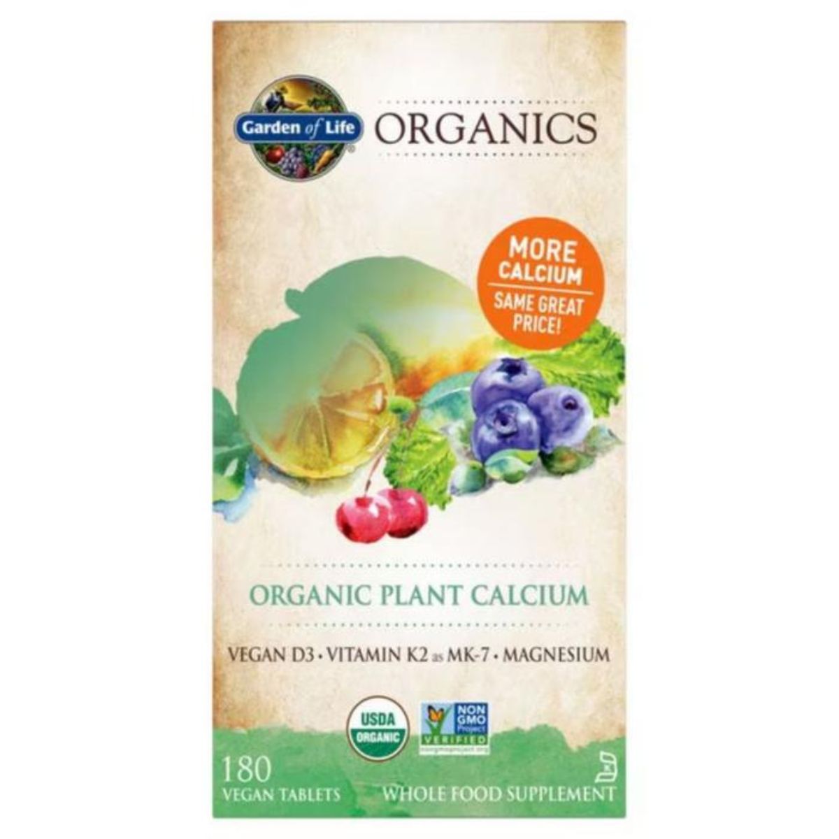 Garden Of Life Organics Plant Calcium Tablets