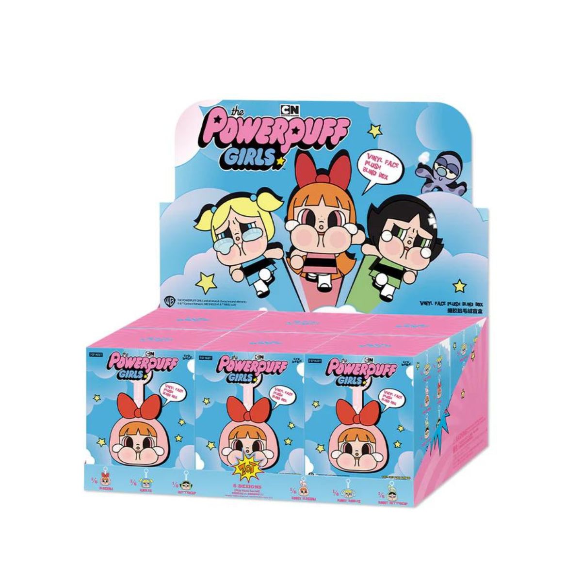 Pop Mart Crybaby × Powerpuff Girls Vinyl Face Plush