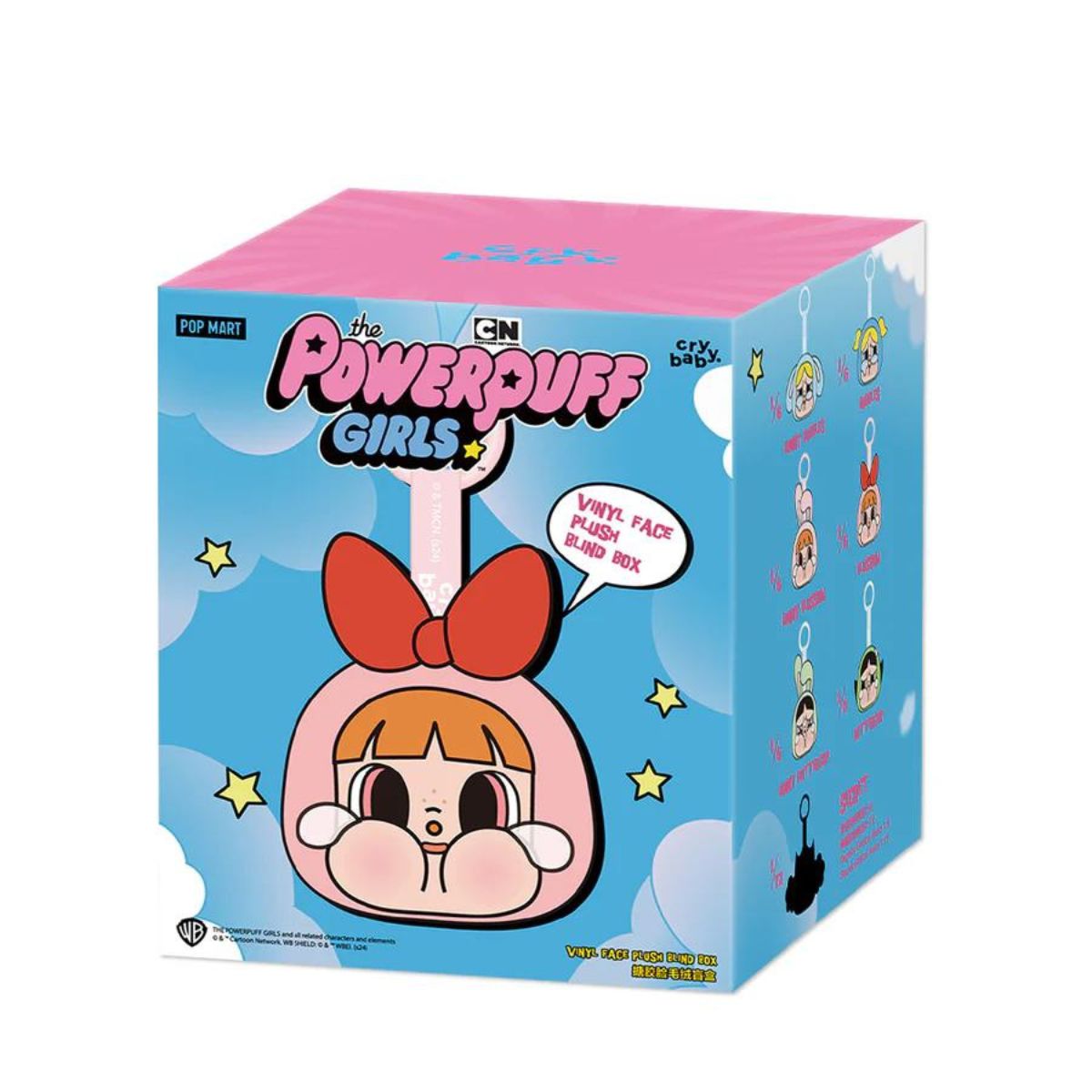 Pop Mart Crybaby × Powerpuff Girls Vinyl Face Plush