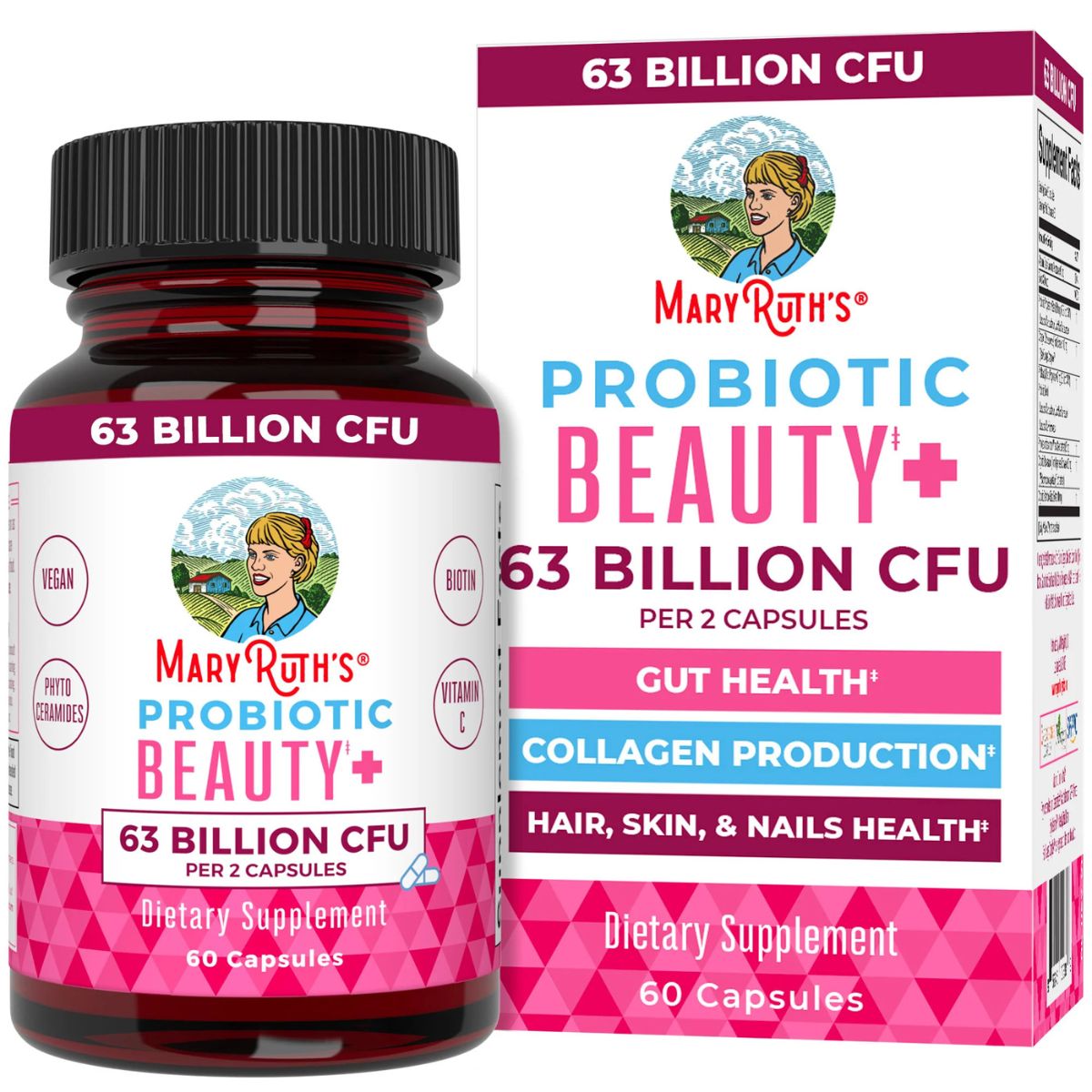 Mary Ruth Organics Probiotic Beauty 60 Capsules