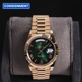 Daydate 40 YG Green Ombre Roman 228238