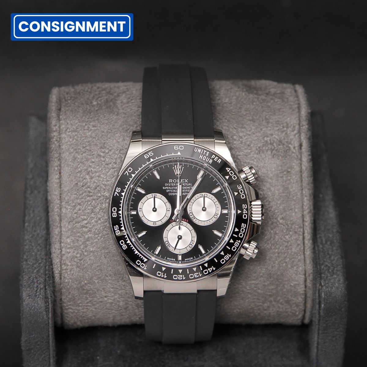 Daytona WG Black Dial Oysterlex 126519LN