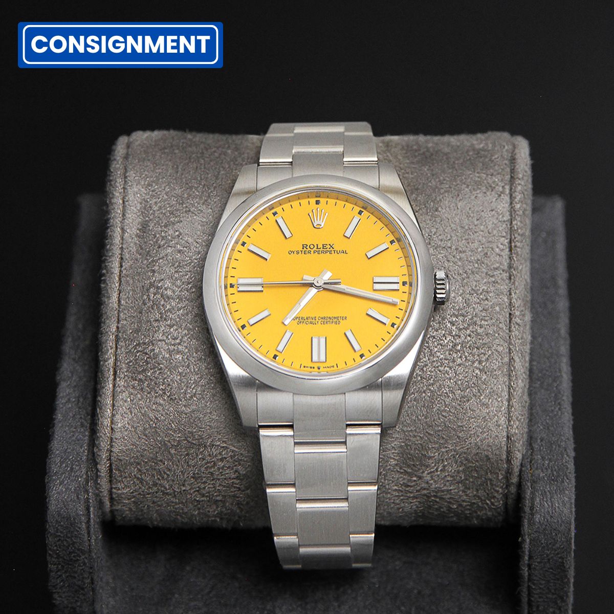 Oyster Perpetual 41  Yellow Dial 124300