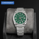 Oyster Perpetual 41  Green Dial 124300