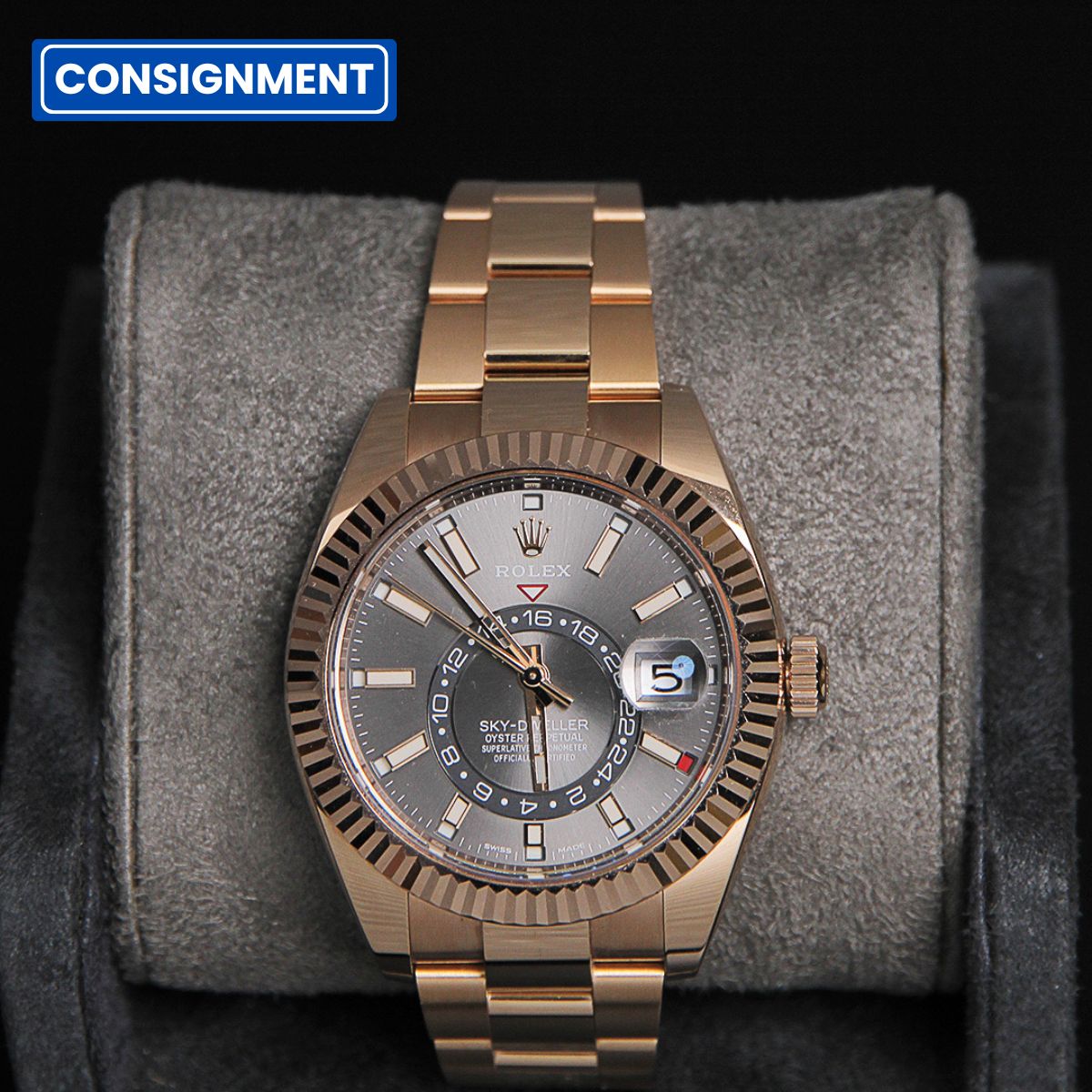 Sky Dweller RG Grey Dial 326935