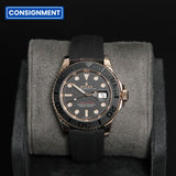 Yacht Master 40 RG Black Dial Oysterlex 126655