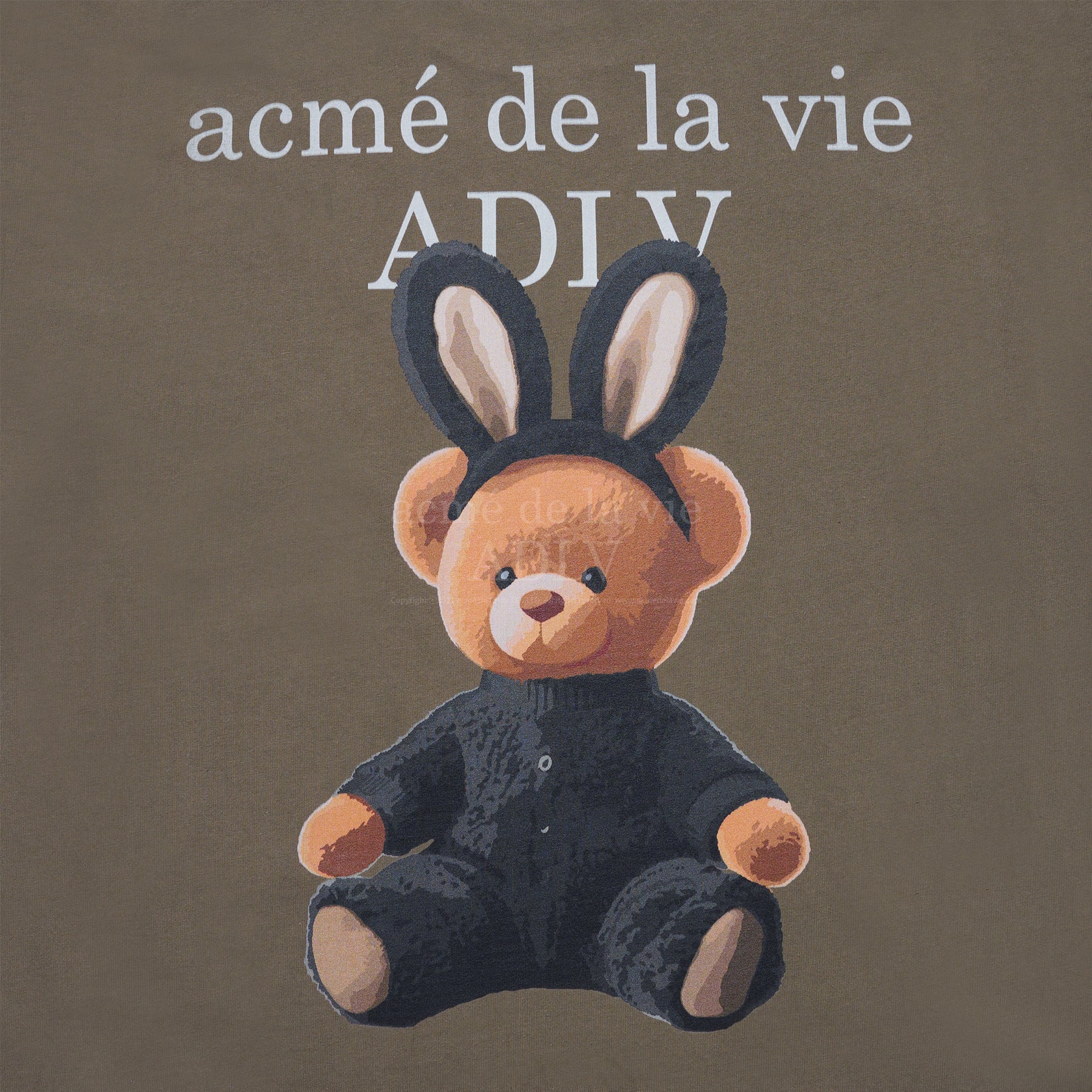 Acme De La Vie ADLV Rabbit Bear Doll Logo T-Shirt