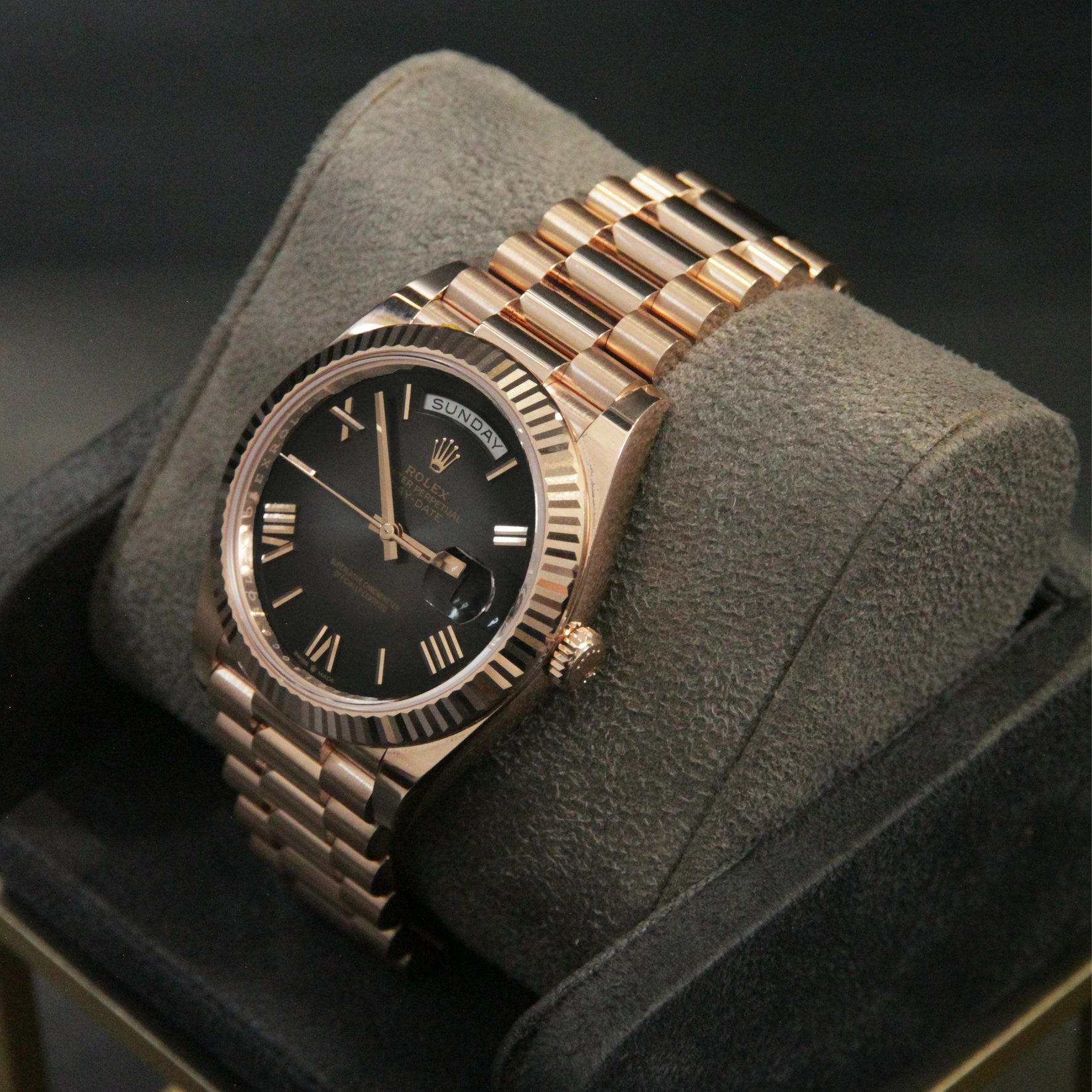 Daydate 40 RG Slate Ombré Dial  228235