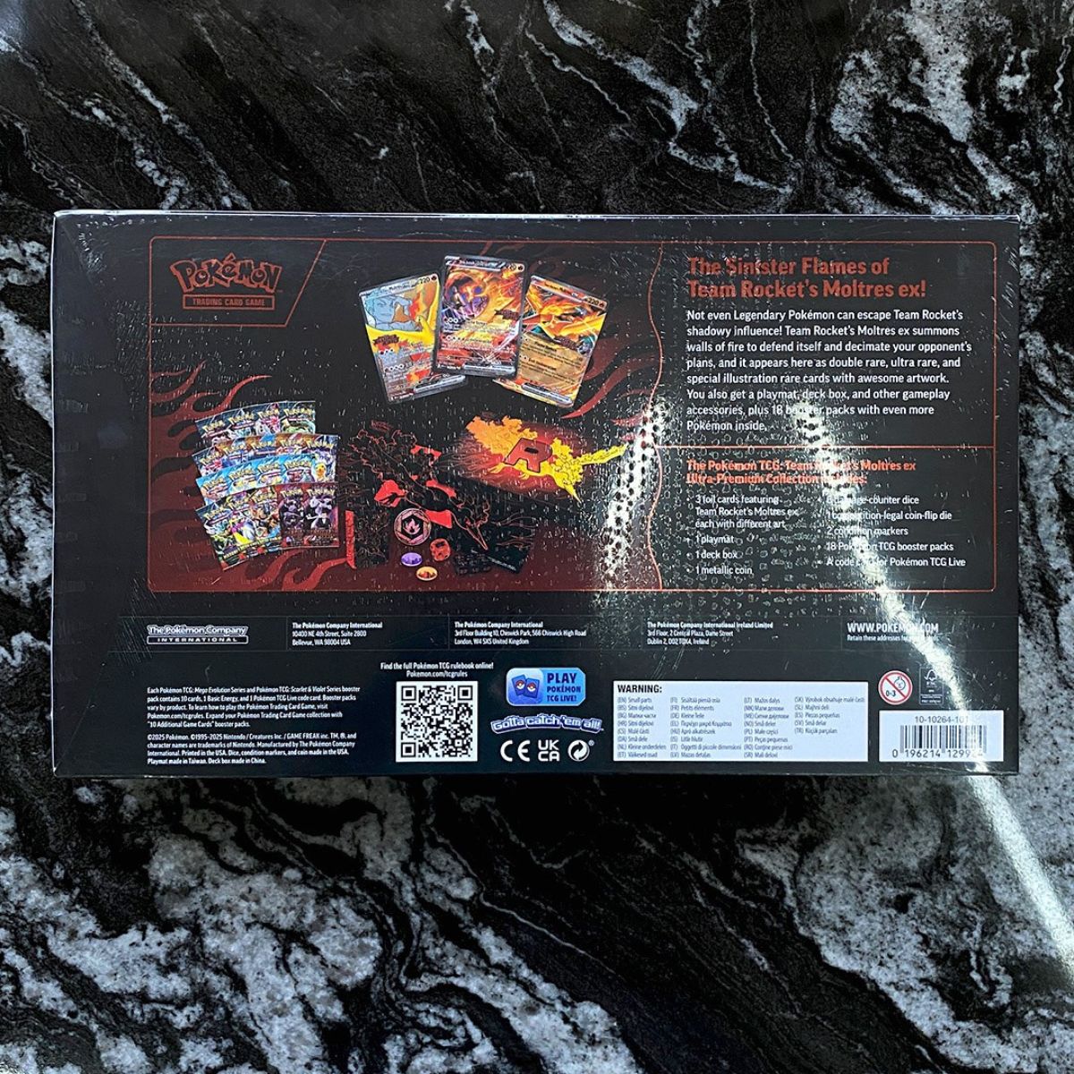 Pokemon TCG Team Rocket's Moltres UPC