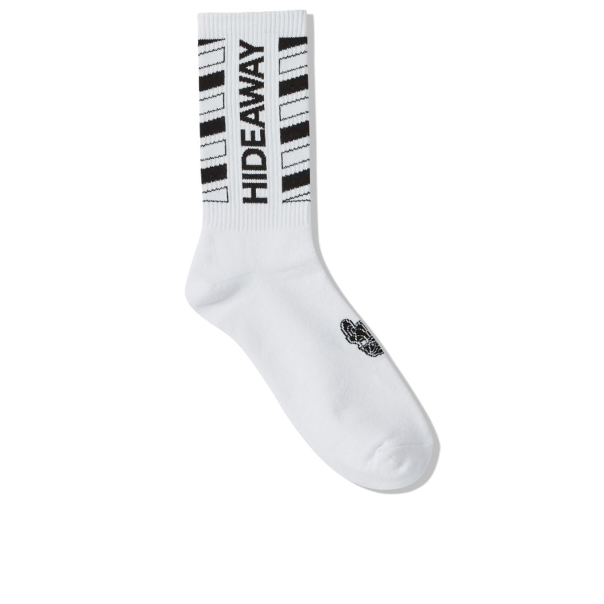 LifeWork Striped Big Logo Crew Socks