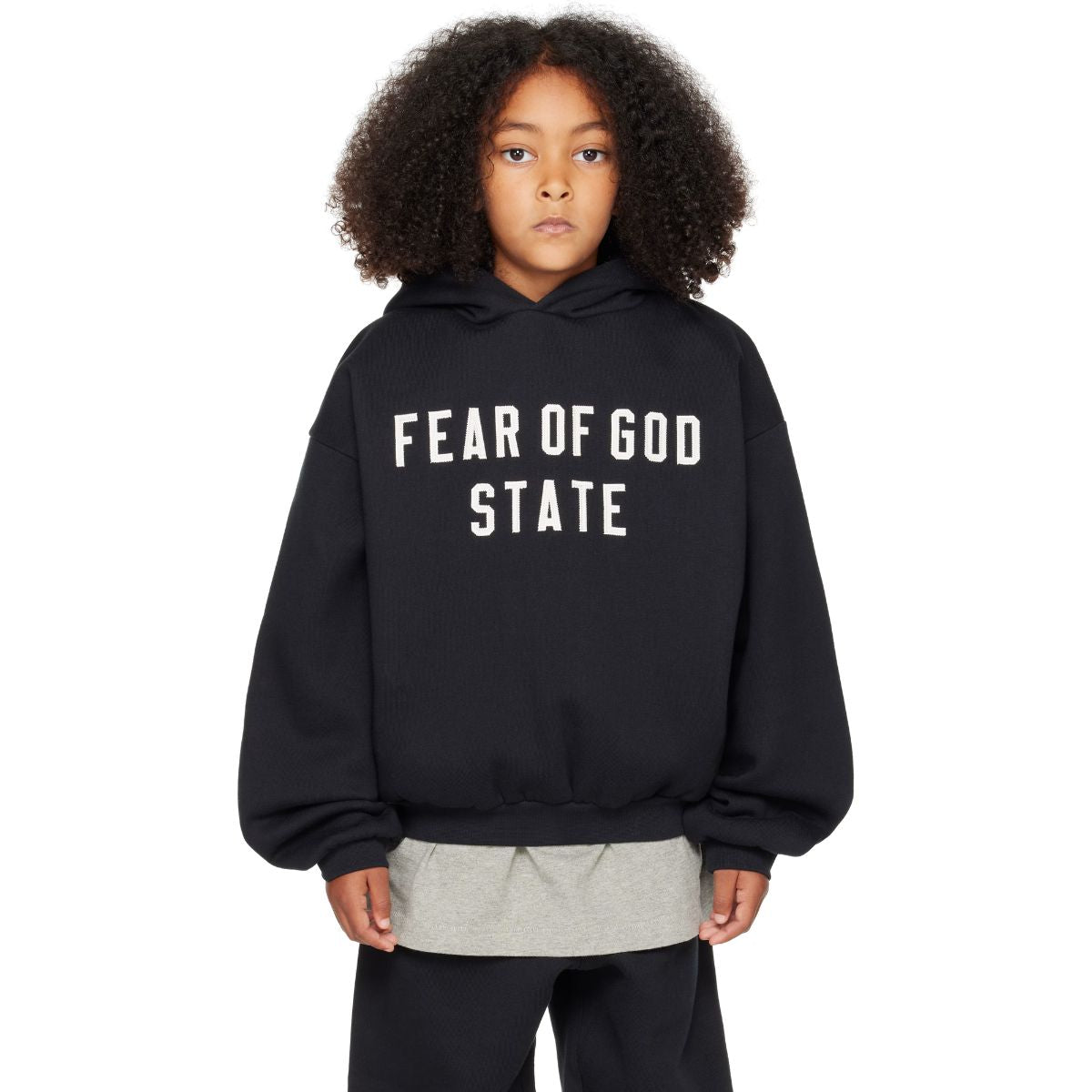 Fear Of God Essentials STATE Kids 90s Fit Fleece Hoodie