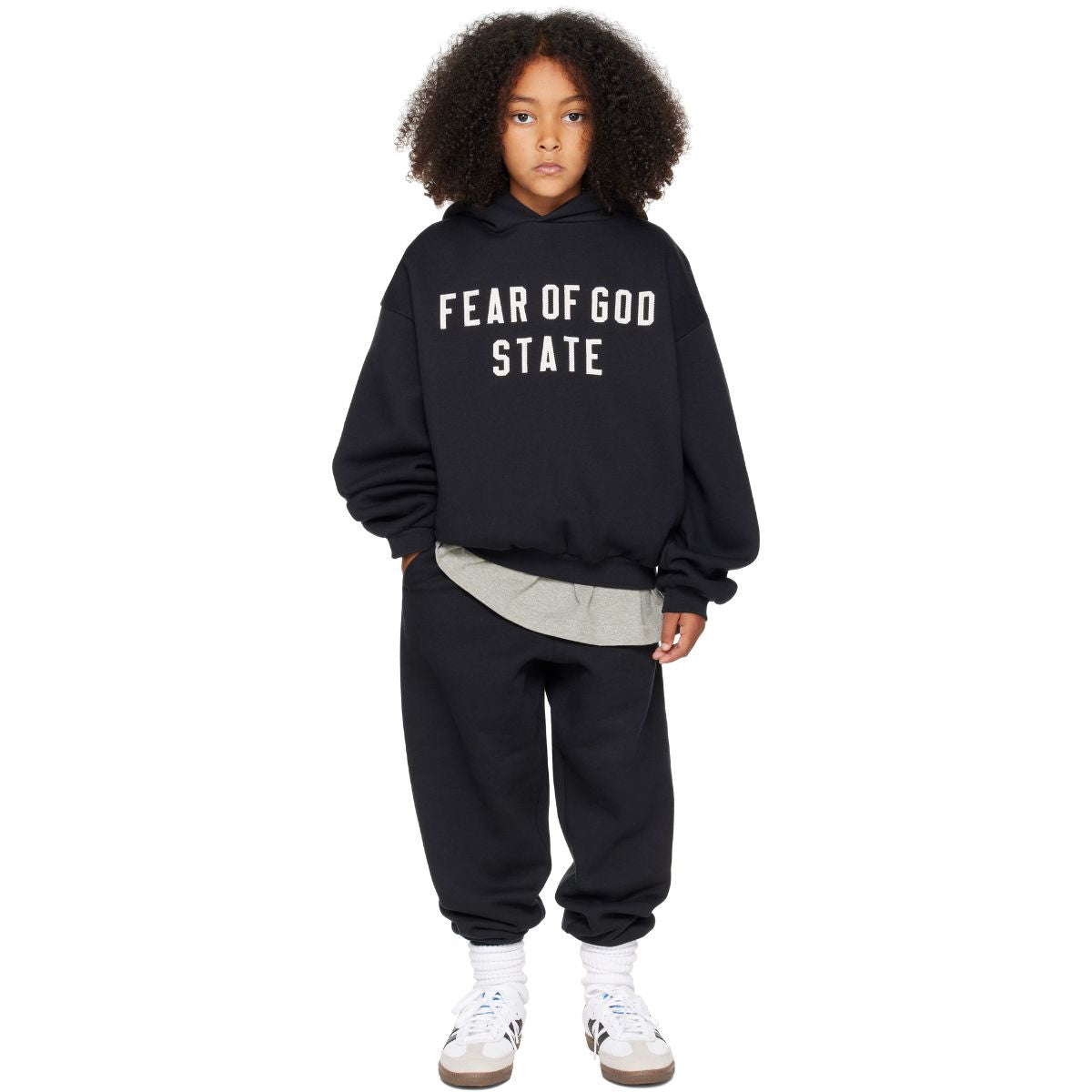 Fear Of God Essentials STATE Kids 90s Fit Fleece Hoodie