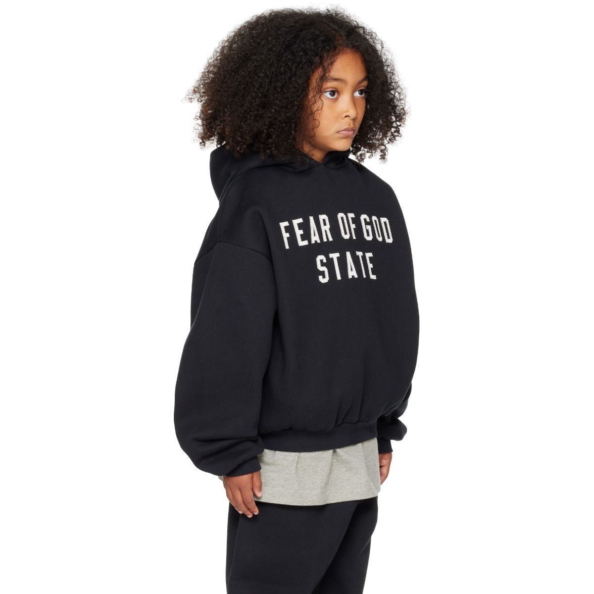Fear Of God Essentials STATE Kids 90s Fit Fleece Hoodie