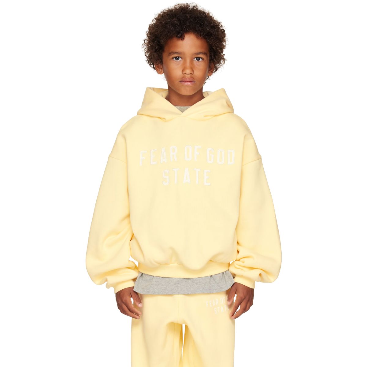 Fear Of God Essentials STATE Kids 90s Fit Fleece Hoodie