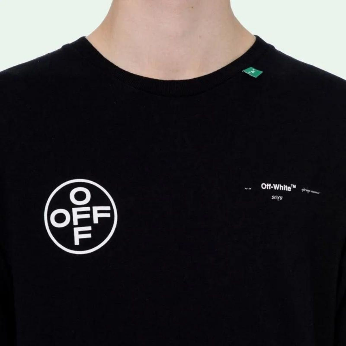 Off White Stencil Long Sleeve T-Shirt T-shirt