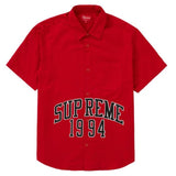 Supreme Arc Logo S/S Work Shirt Red