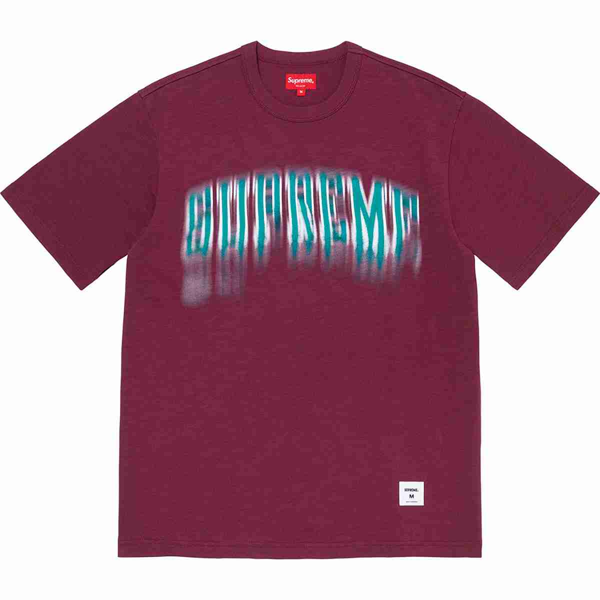 Supreme Blurred Arc SS Top Plum