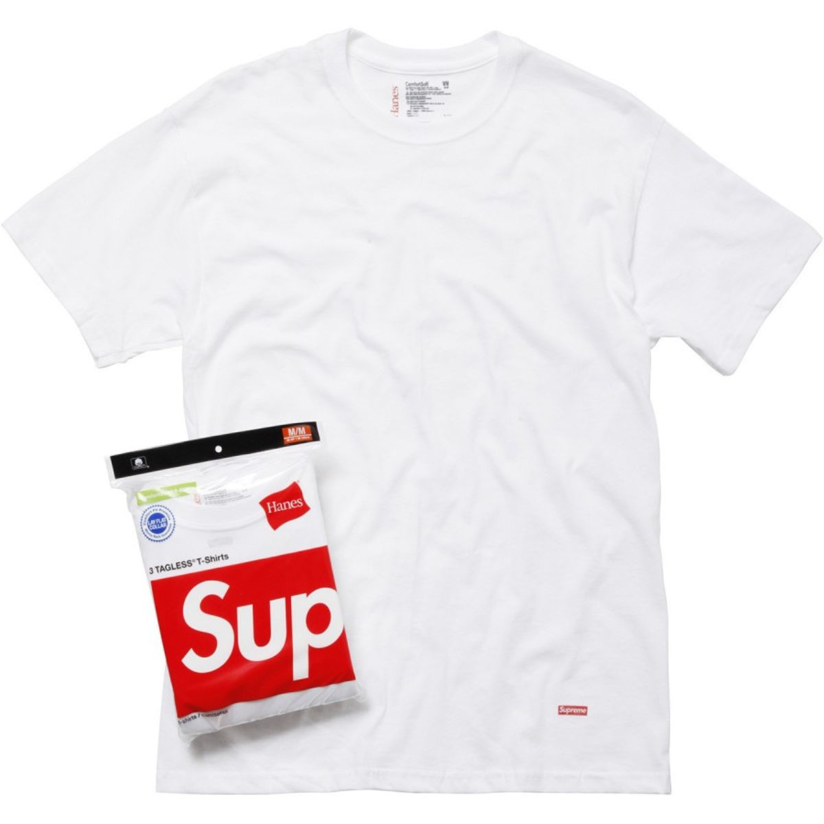 Supreme Hanes Tagless T-Shirt (3 PACK)