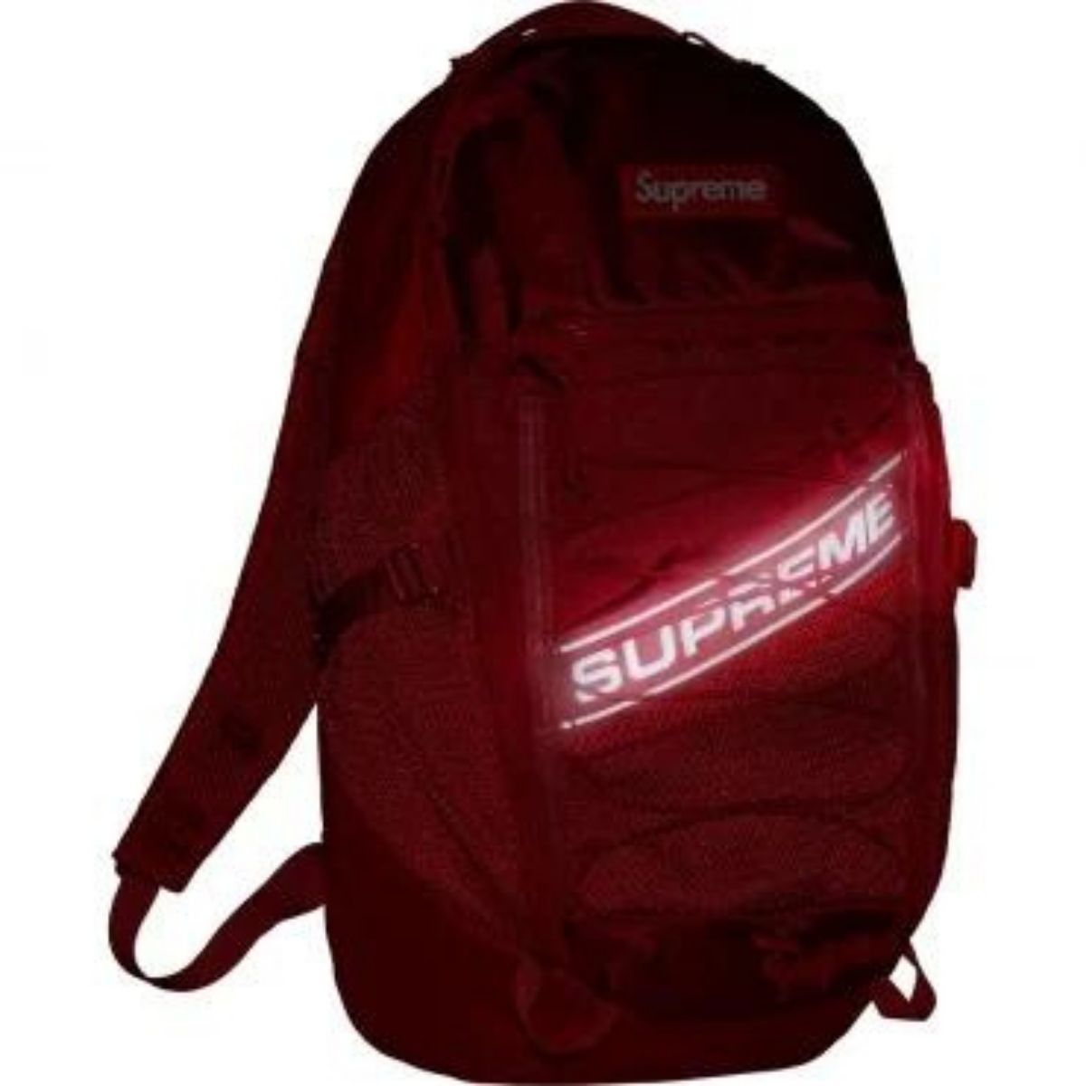 Supreme Backpack Reflective Logo