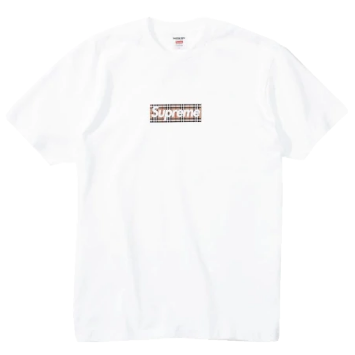 Supreme x Burberry Box Logo T-shirt White