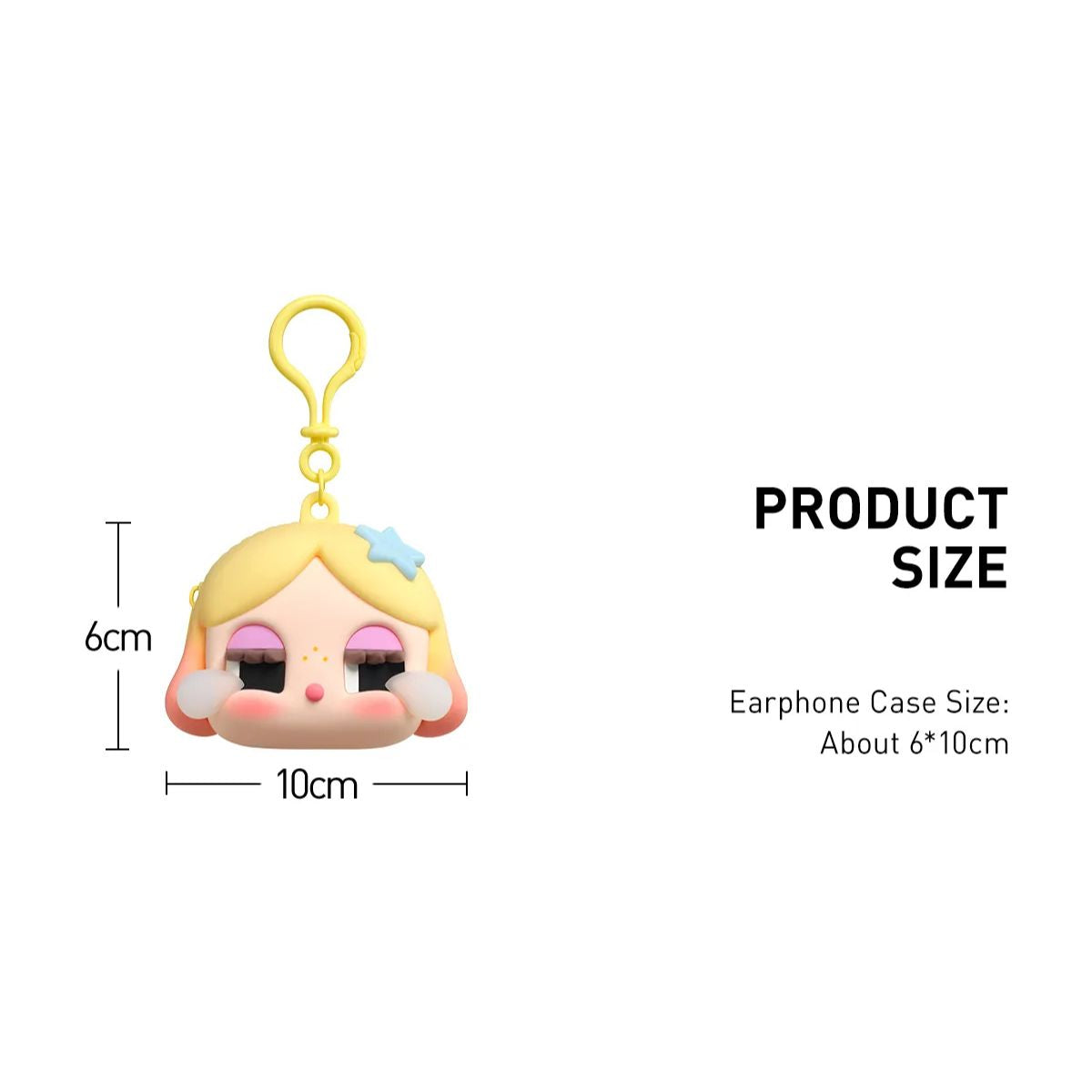Pop Mart Crybaby Shiny Shiny Earphone Case