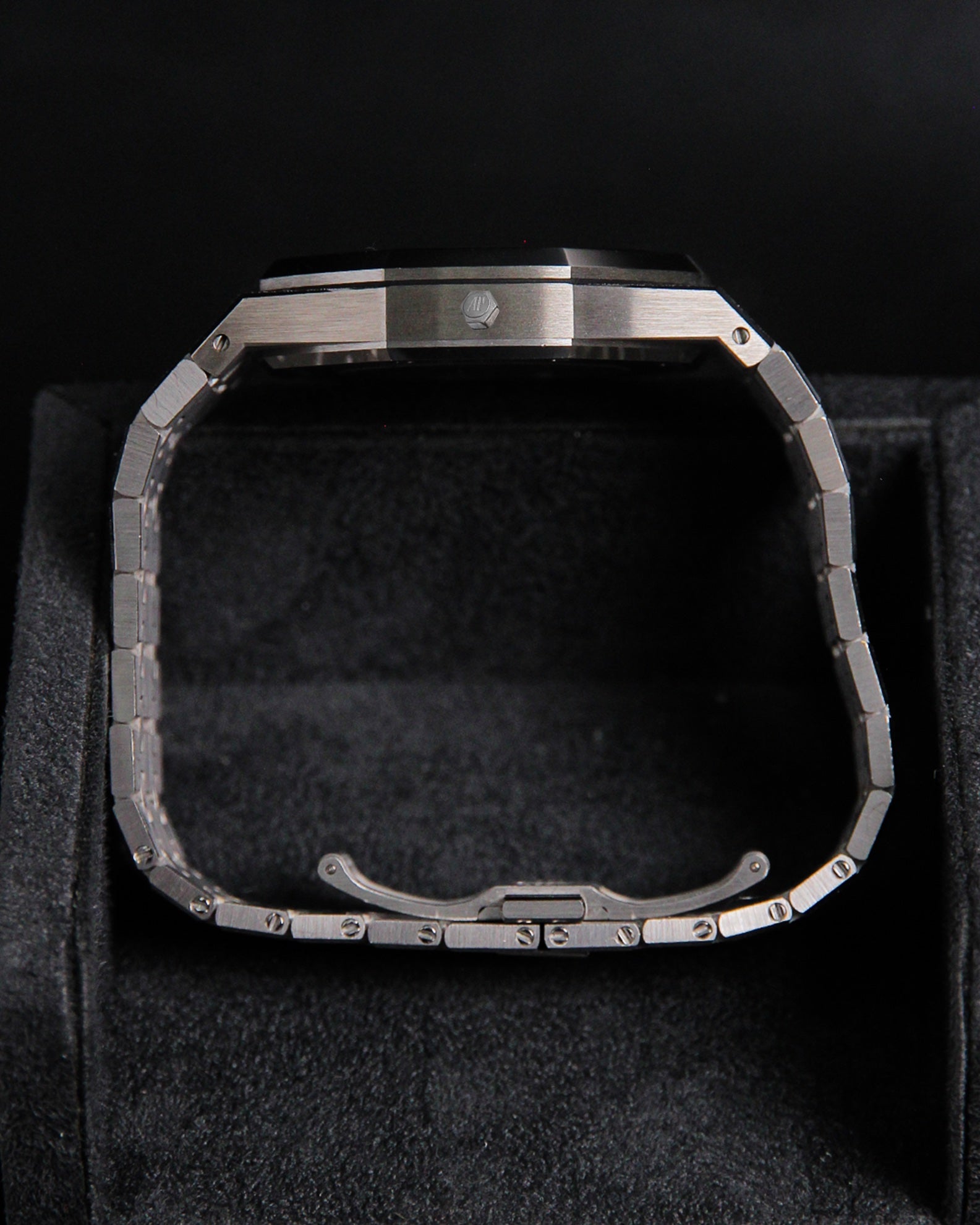 AP RO Frosted WG Openworked Rainbow Baguette Bezel 15412BC.YG.1224BC.03-B