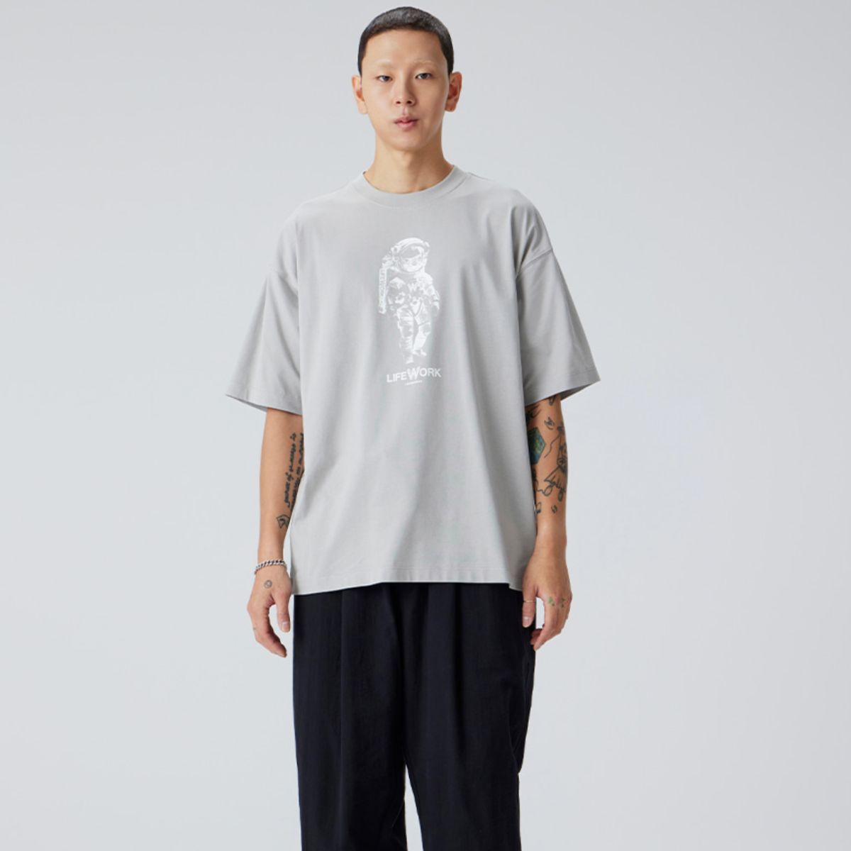 LifeWork Space Radog T-shirt Black