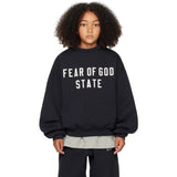 Fear Of God Essentials State Kids 90s Fit Fleece Crewneck Sweatshirt