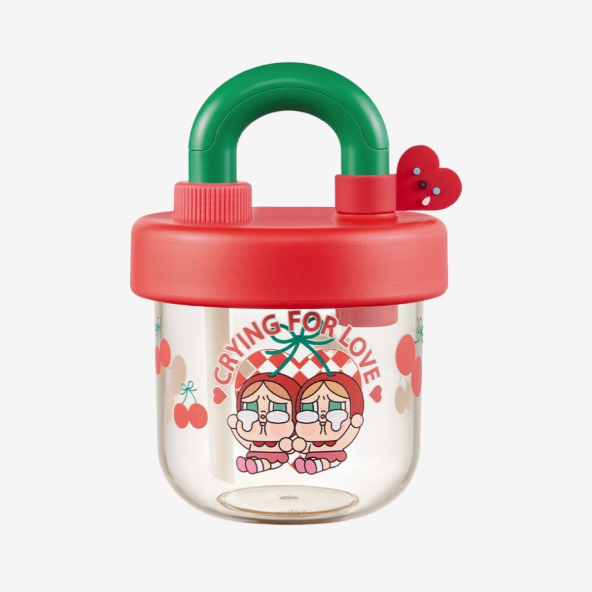 Pop Mart CRYBABY Crying For Love Series Straw Cup