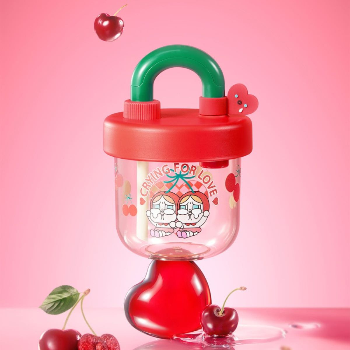 Pop Mart CRYBABY Crying For Love Series Straw Cup