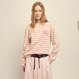 Mardi Marcredi Long Sleeve Stripe T-Shirt