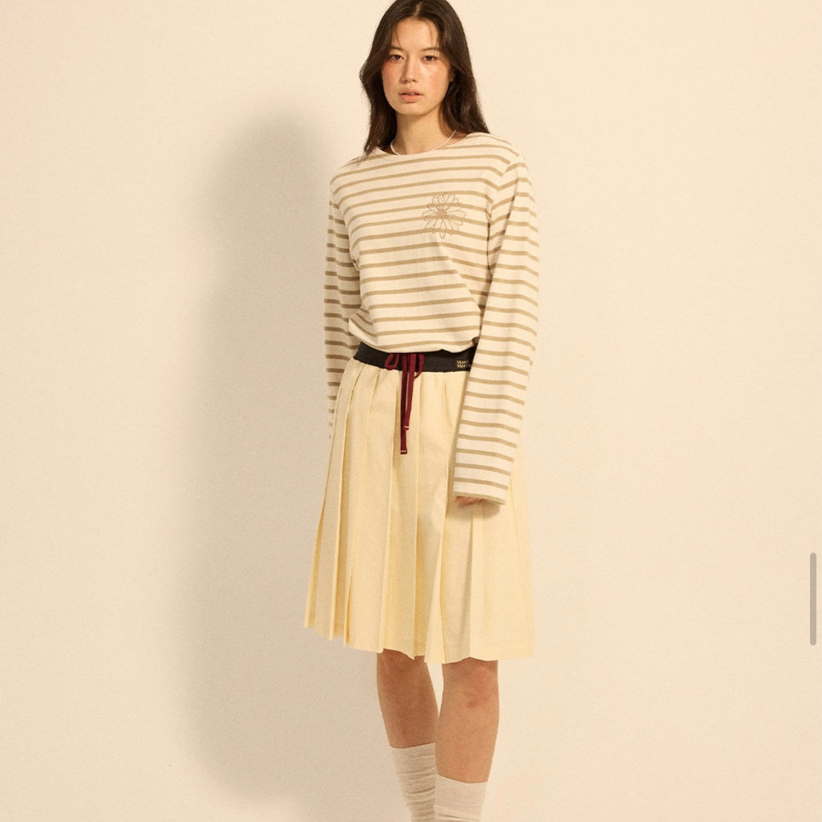 Mardi Marcredi Long Sleeve Stripe T-Shirt