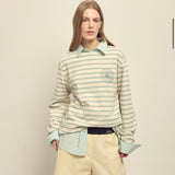Mardi Marcredi Long Sleeve Stripe T-Shirt