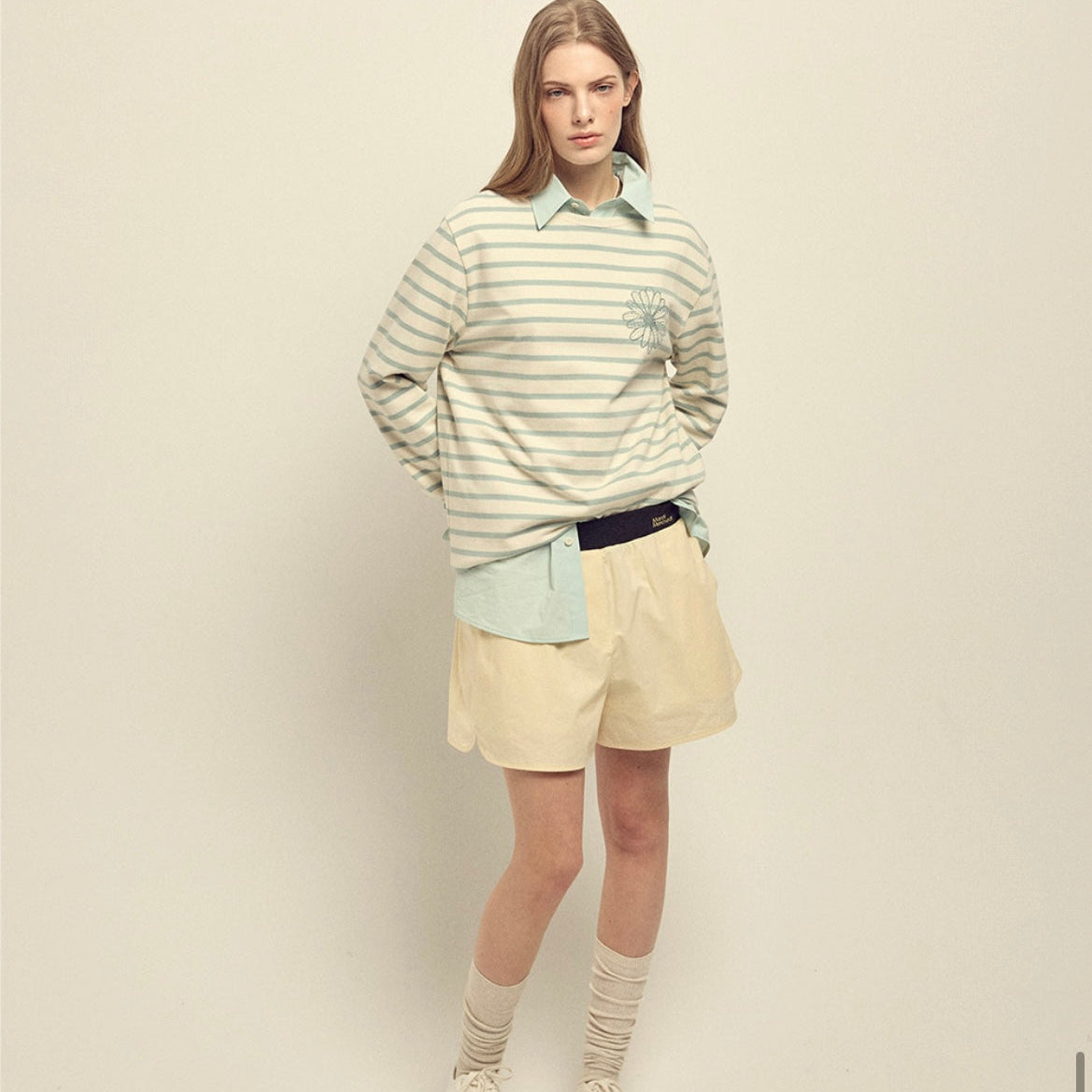 Mardi Marcredi Long Sleeve Stripe T-Shirt