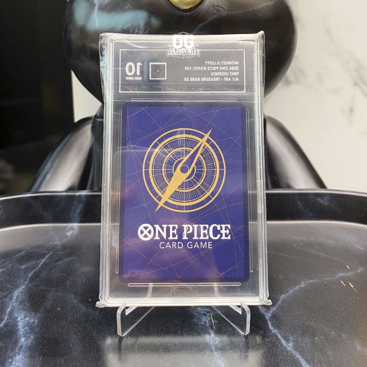 One Piece Card Tag Gem Mint 10 Monkey.D.Luffy Treasure Rare OP07-109 English