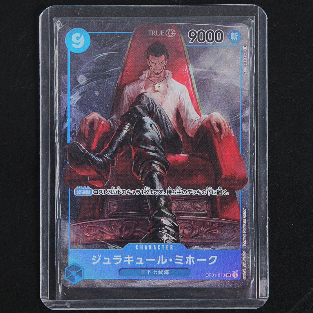 One Piece Trading Card Game OP01-070 Dracule Mihawk Parallel SR TCG