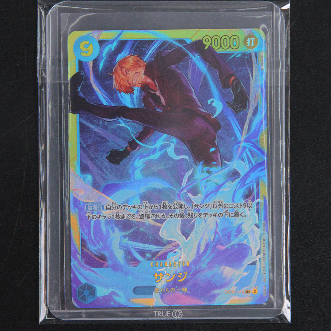 One Piece Card Japanese Sanji OP06-119 SEC Wings of Captain