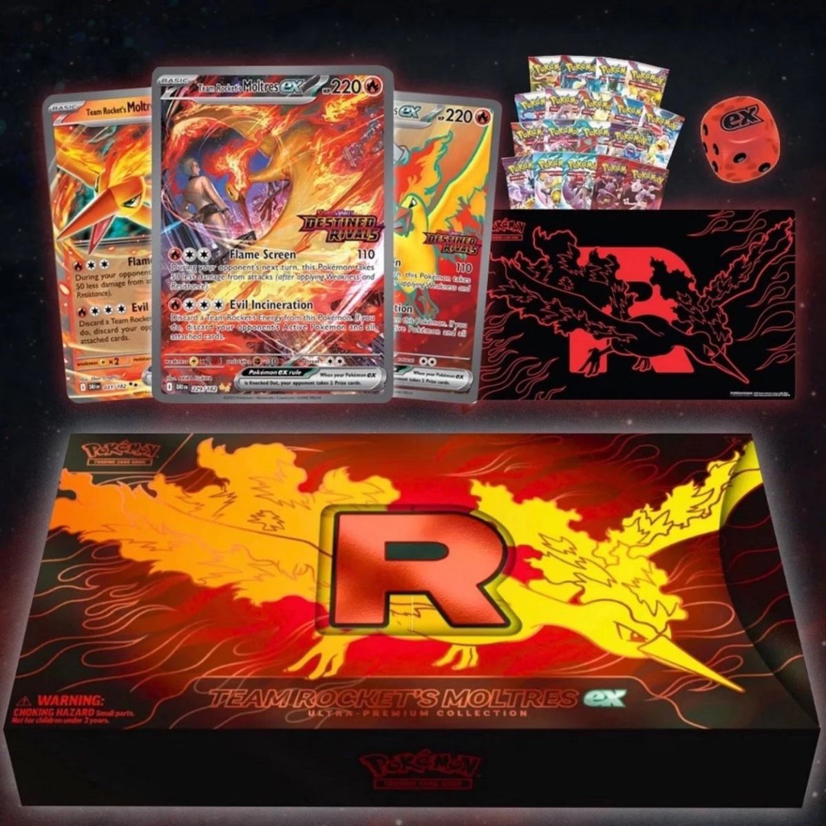 Pokemon TCG Team Rocket's Moltres Ultra Premium Collection