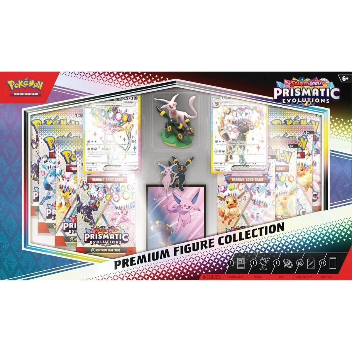 Pokemon TCG Scarlet & Violet Prismatic Evolutions Premium Figure Collection
