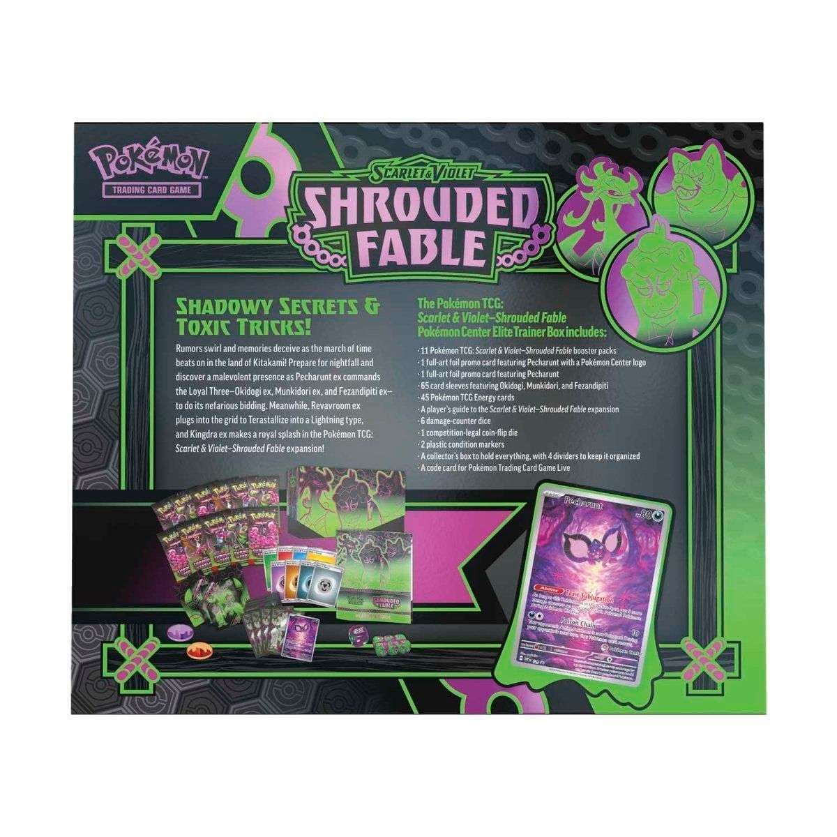 Pokemon TCG Scarlet & Violet Shrouded Fable Elite Trainer Box