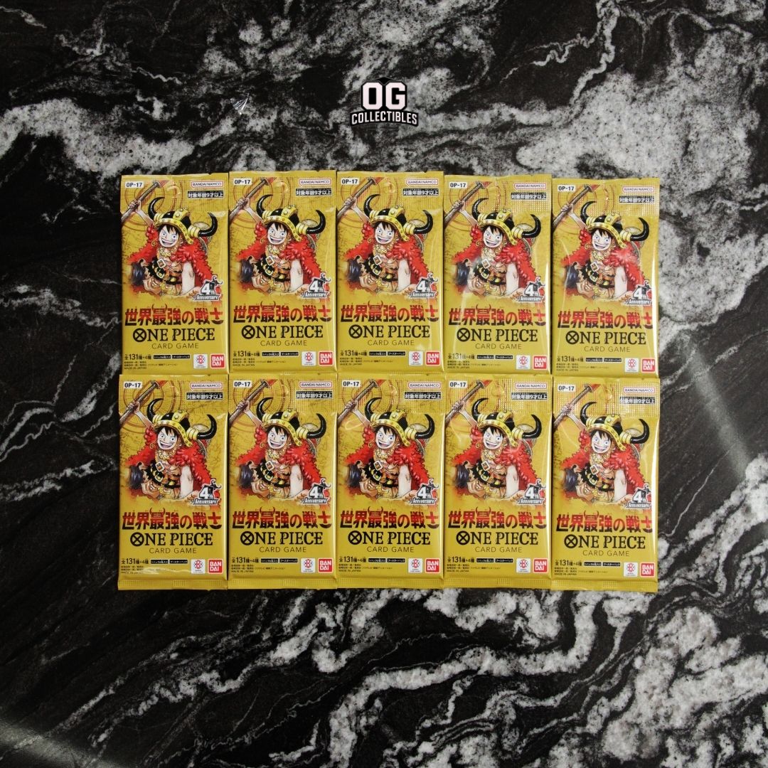 One Piece Card Game OP-17 Booster Pack The Worlds Strongest Warriors Pack