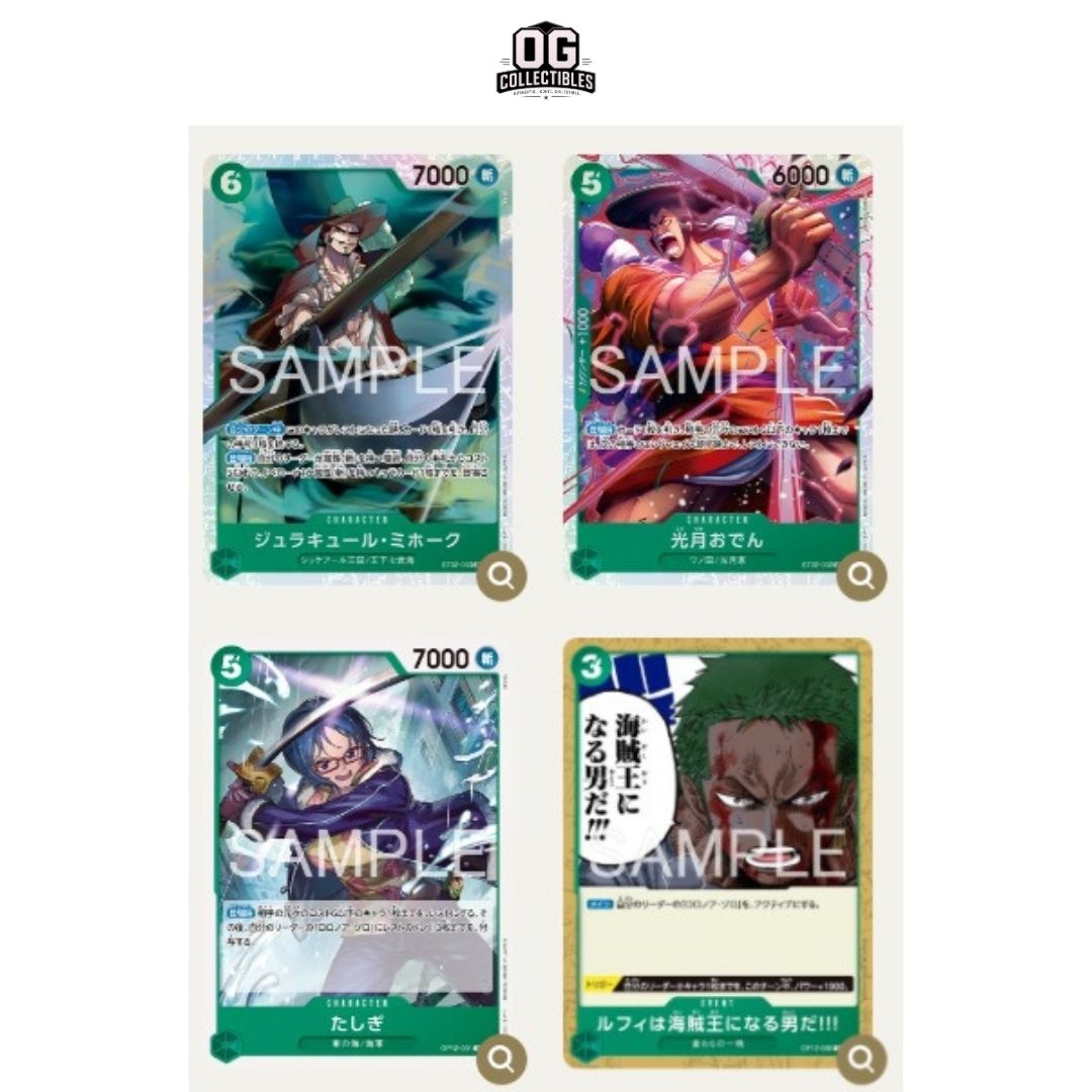 One Piece Card Game Start Deck ST-32 Green Roronoa Zoro